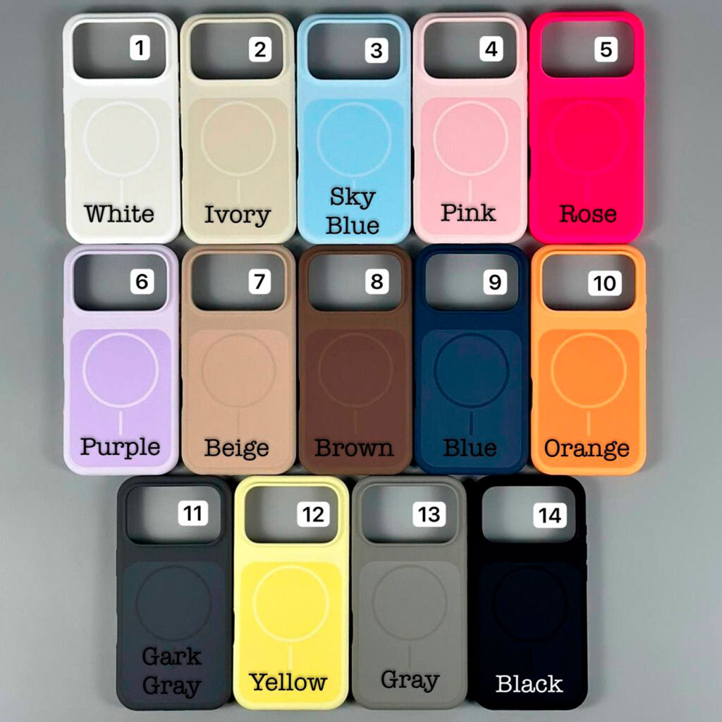 Чохол (накладка) Apple iPhone 14, Air Beats Two Colors, Dark Gray, MagSafe, Сірий - № 7 Чохол (накладка) Apple iPhone 14, Air Beats Two Colors, Dark Gray, MagSafe, Сірий - № 7