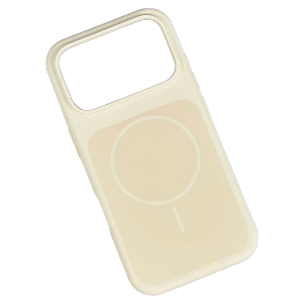Чехол (накладка) Apple iPhone 14, Air Beats Two Colors, MagSafe, Ivory, Бежевый - № 1 Чехол (накладка) Apple iPhone 14, Air Beats Two Colors, MagSafe, Ivory, Бежевый - № 1