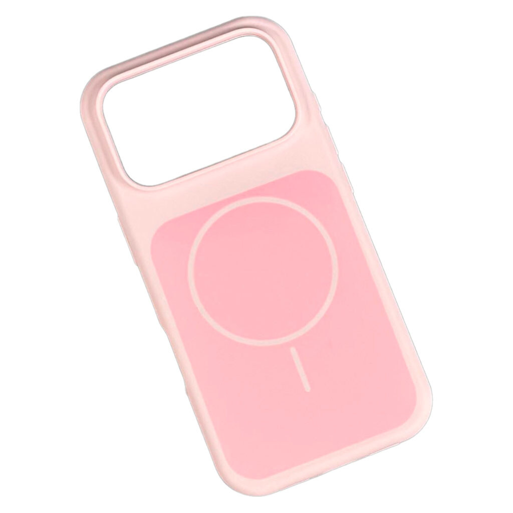 Чехол (накладка) Apple iPhone 14, Air Beats Two Colors, MagSafe, Розовый - № 1 Чехол (накладка) Apple iPhone 14, Air Beats Two Colors, MagSafe, Розовый - № 1