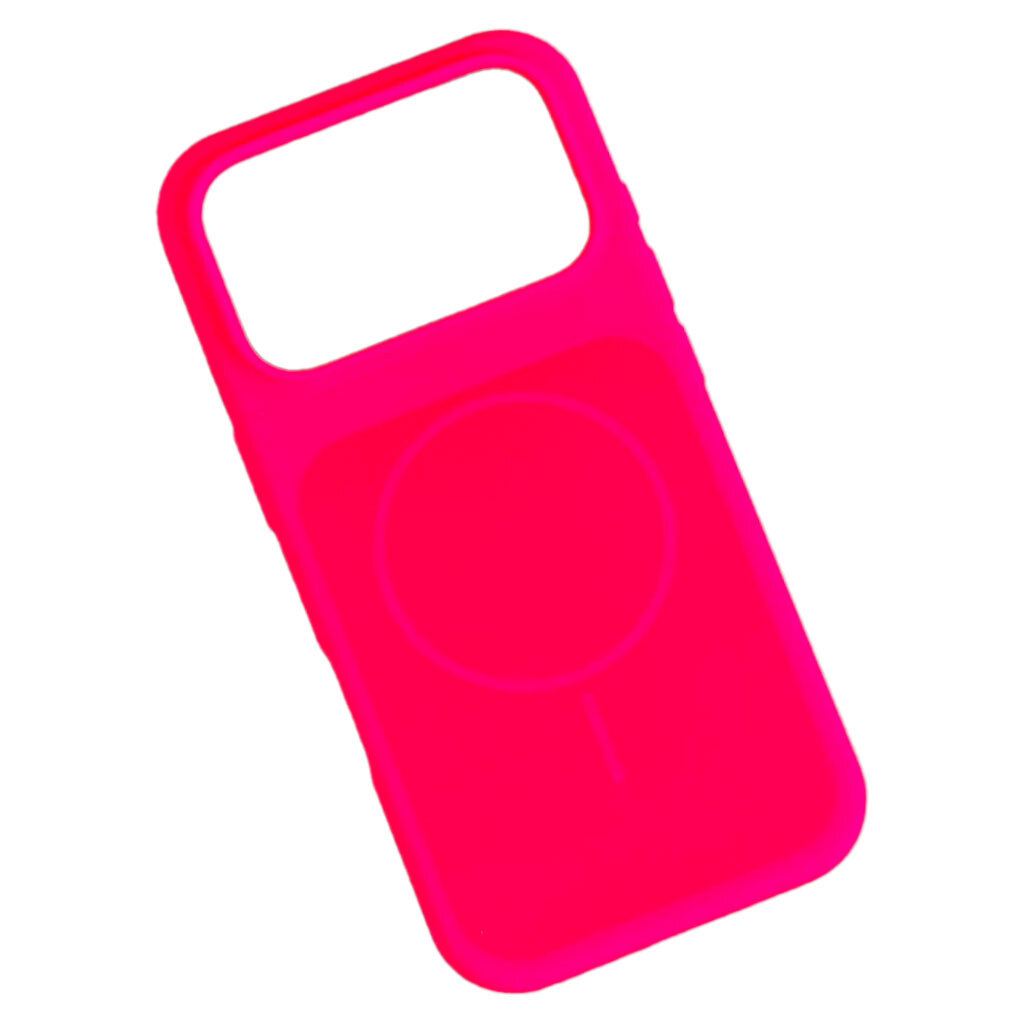 Чехол (накладка) Apple iPhone 14, Air Beats Two Colors, MagSafe, Rose, Розовый - № 1 Чехол (накладка) Apple iPhone 14, Air Beats Two Colors, MagSafe, Rose, Розовый - № 1