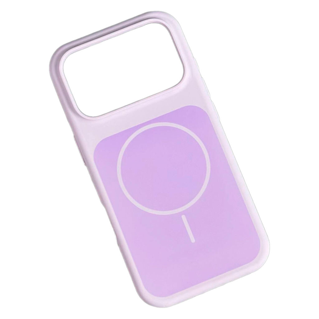Чехол (накладка) Apple iPhone 14, Air Beats Two Colors, MagSafe, Фиолетовый - № 1 Чехол (накладка) Apple iPhone 14, Air Beats Two Colors, MagSafe, Фиолетовый - № 1
