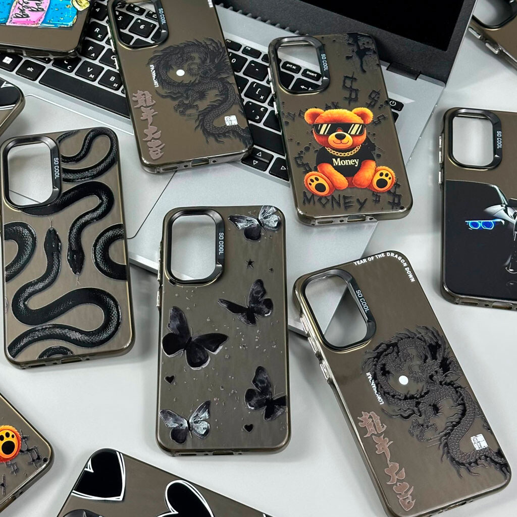 Чохол (накладка) Xiaomi Redmi 13 / Redmi Note 13R, So Cool, Teddy Money, Малюнок - № 4 Чохол (накладка) Xiaomi Redmi 13 / Redmi Note 13R, So Cool, Teddy Money, Малюнок - № 4