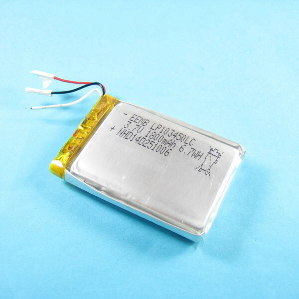 Акумулятор літієвий LP103450LC-PCM-NTC-LD, 10 x 50 x 34 мм. - № 1 Акумулятор літієвий LP103450LC-PCM-NTC-LD, 10 x 50 x 34 мм. - № 1