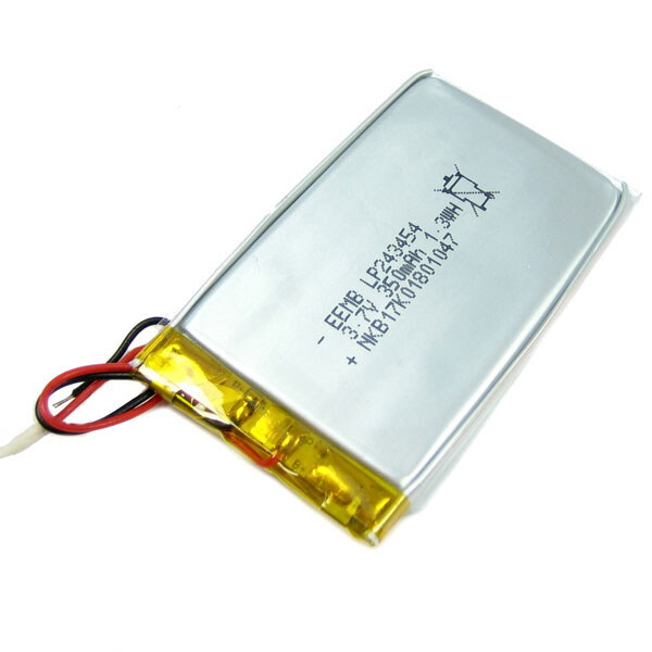 Акумулятор літієвий LP243454-PCM-LD, 2,4 x 54 x 34 мм. - № 1 Акумулятор літієвий LP243454-PCM-LD, 2,4 x 54 x 34 мм. - № 1