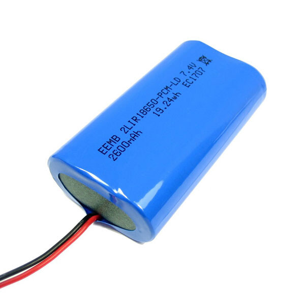 Акумулятор літієвий 2LIR18650-PCM-LD-2600mAh - № 1 Акумулятор літієвий 2LIR18650-PCM-LD-2600mAh - № 1