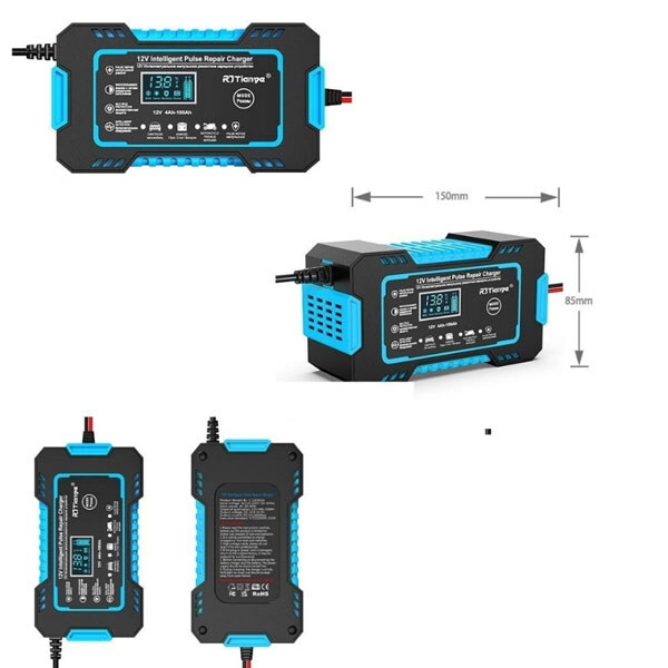 Зарядное устройство для аккумуляторов CHARGER ZYX-J10 12V6A Blue - № 3 Зарядное устройство для аккумуляторов CHARGER ZYX-J10 12V6A Blue - № 3