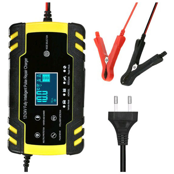 Зарядний пристрій для акумуляторів CHARGER ZYX-J30 12V8A 24V4A Yellow - № 1 Зарядний пристрій для акумуляторів CHARGER ZYX-J30 12V8A 24V4A Yellow - № 1