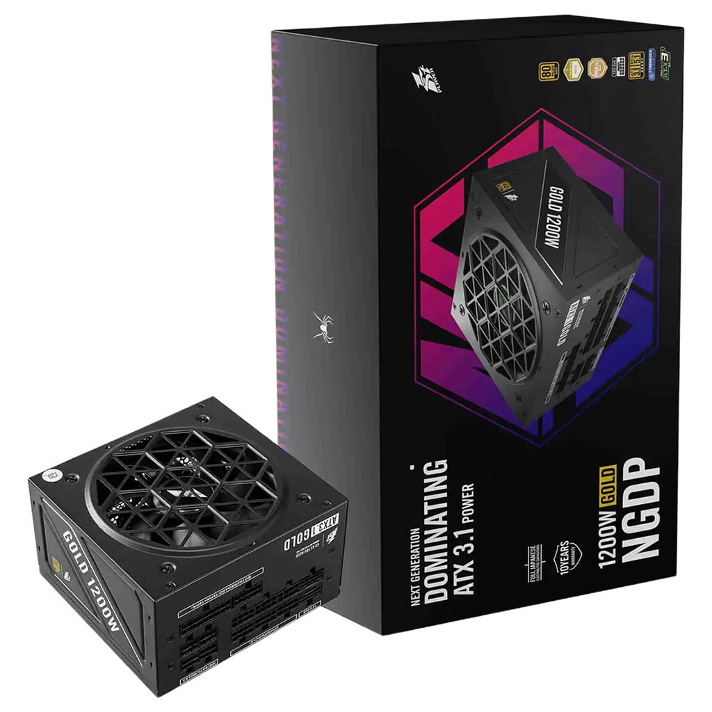 Блок живлення для корпусів 1stPlayer HA-1200BA4, Чорний - № 10 Блок живлення для корпусів 1stPlayer HA-1200BA4, Чорний - № 10