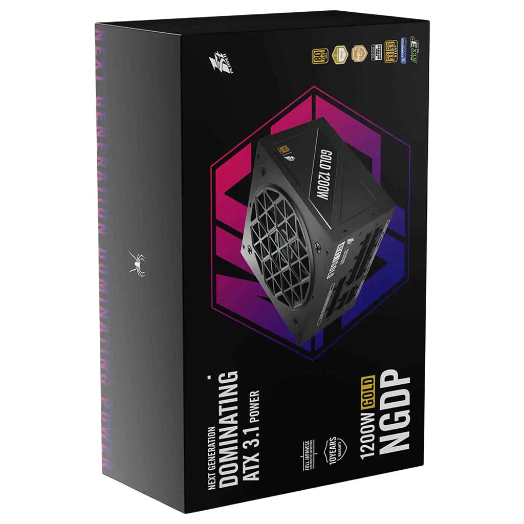 Блок живлення для корпусів 1stPlayer HA-1200BA4, Чорний - № 11 Блок живлення для корпусів 1stPlayer HA-1200BA4, Чорний - № 11