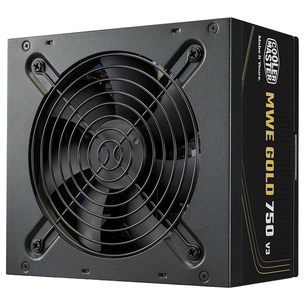 Блок живлення для корпусів CoolerMaster MWE Gold 750 V3 NM, Чорний - № 3 Блок живлення для корпусів CoolerMaster MWE Gold 750 V3 NM, Чорний - № 3