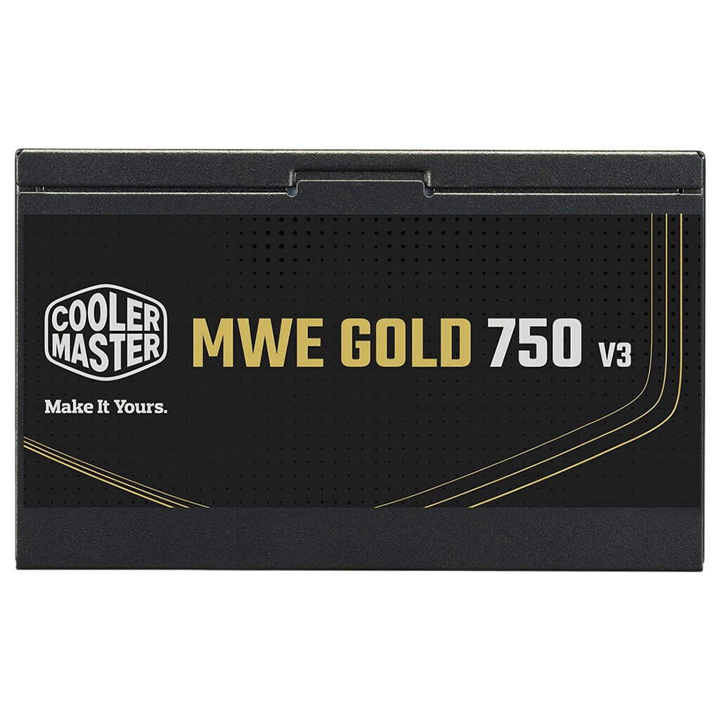 Блок живлення для корпусів CoolerMaster MWE Gold 750 V3 NM, Чорний - № 4 Блок живлення для корпусів CoolerMaster MWE Gold 750 V3 NM, Чорний - № 4