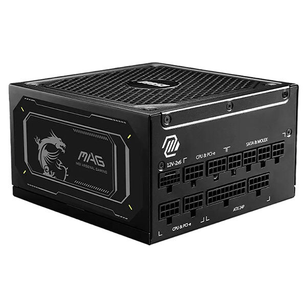Блок питания для корпусов MSI MAG A1000GL PCIE5 II, Черный - № 1 Блок питания для корпусов MSI MAG A1000GL PCIE5 II, Черный - № 1