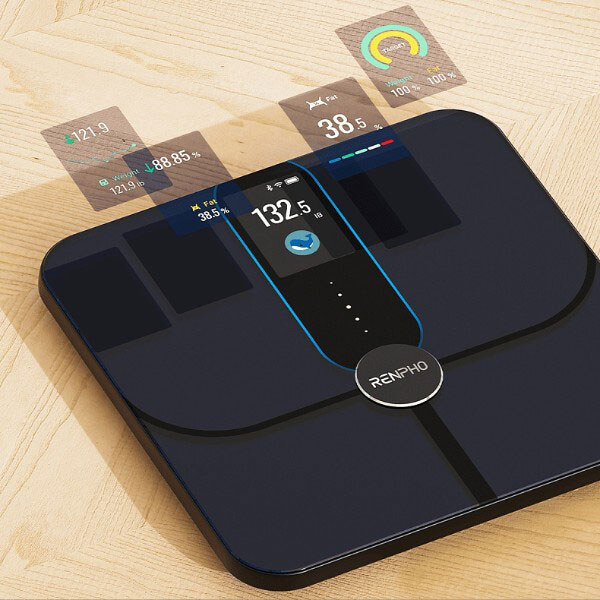 Ваги для підлоги RENPHO Elis Nova Smart WiFi Body Scale, Чорний - № 6 Ваги для підлоги RENPHO Elis Nova Smart WiFi Body Scale, Чорний - № 6