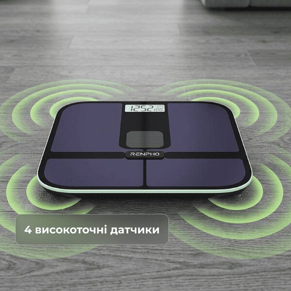 Ваги для підлоги RENPHO Elis Solar 2 Smart Body Scale, Чорний - № 2 Ваги для підлоги RENPHO Elis Solar 2 Smart Body Scale, Чорний - № 2