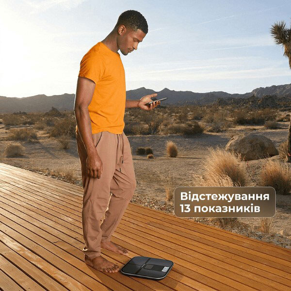 Ваги для підлоги RENPHO Elis Solar 2 Smart Body Scale, Чорний - № 7 Ваги для підлоги RENPHO Elis Solar 2 Smart Body Scale, Чорний - № 7