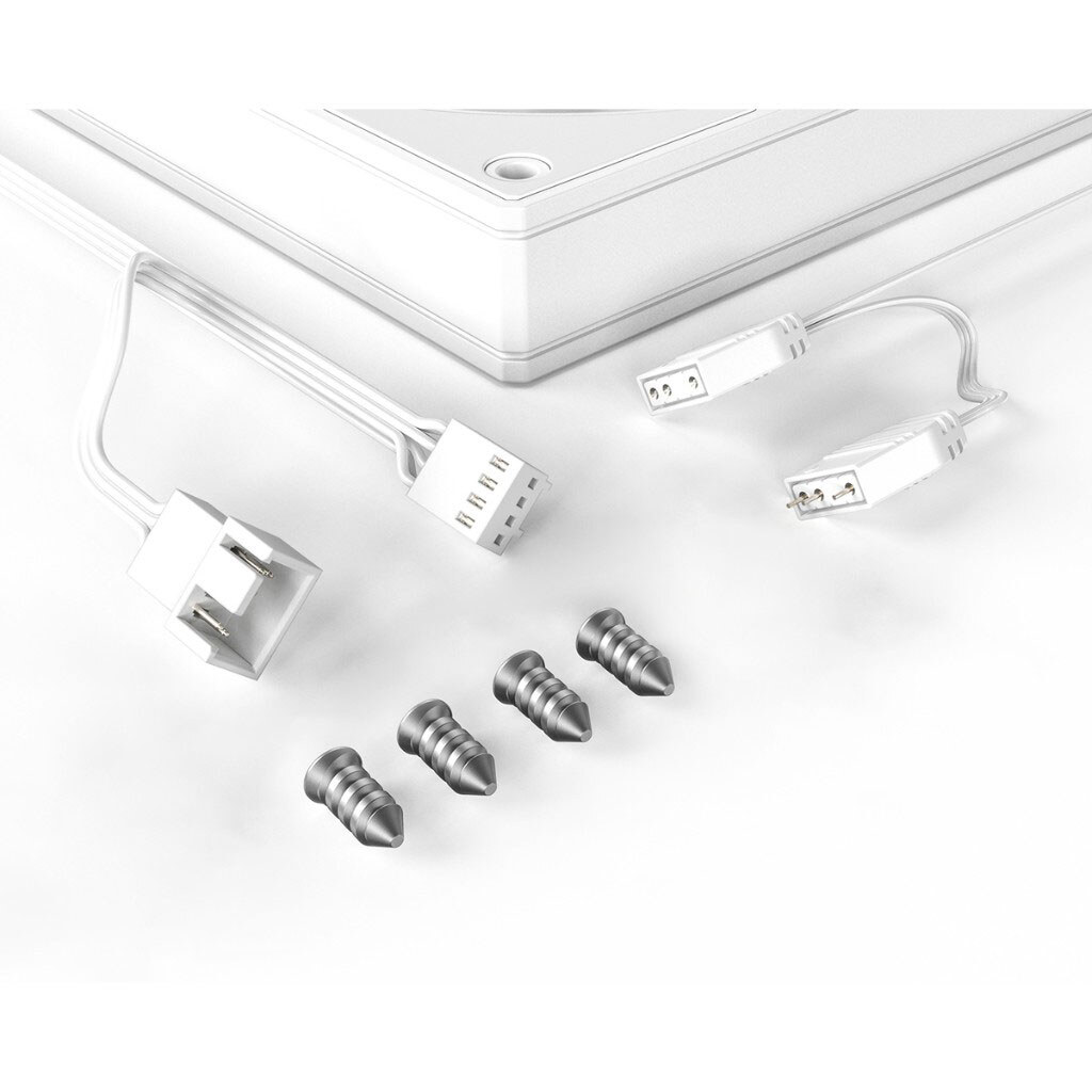 Вентилятор ID-Cooling AS-140-ARGB-W Duet, Белый - № 8 Вентилятор ID-Cooling AS-140-ARGB-W Duet, Белый - № 8