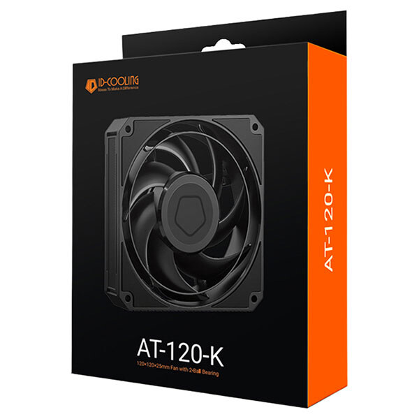 Вентилятор ID-Cooling AT-120-K, Чорний - № 8 Вентилятор ID-Cooling AT-120-K, Чорний - № 8