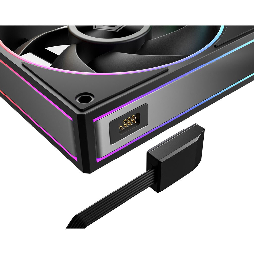 Вентилятор ID-Cooling MF-1230-ARGB-K Trio, Чорний - № 11 Вентилятор ID-Cooling MF-1230-ARGB-K Trio, Чорний - № 11