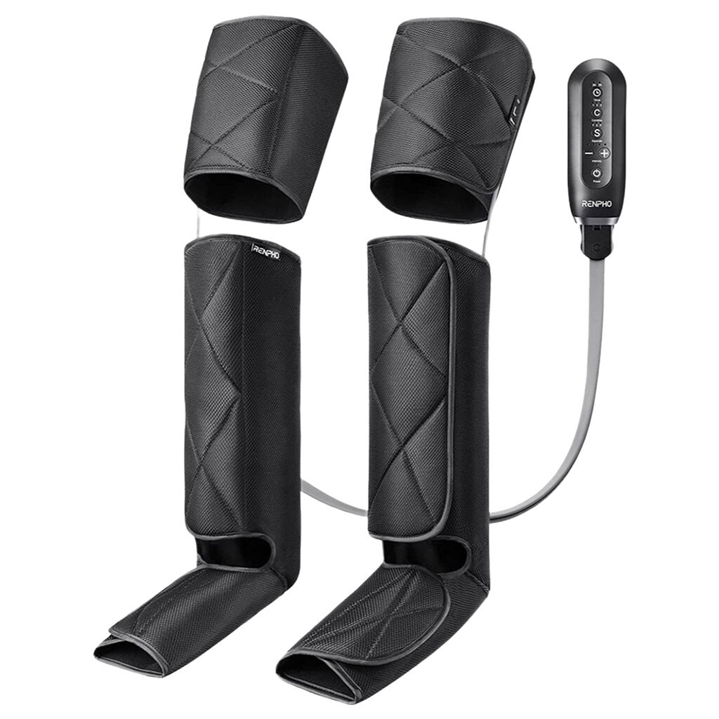 Компрессионный массажер для ног RENPHO Foot Calf and Thigh Air Massager RP-ALM079H-BK, Черный - № 1 Компрессионный массажер для ног RENPHO Foot Calf and Thigh Air Massager RP-ALM079H-BK, Черный - № 1