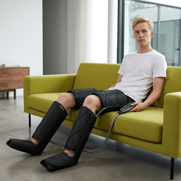 Компрессионный массажер для ног RENPHO Foot Calf and Thigh Air Massager RP-ALM079H-BK, Черный - № 6 Компрессионный массажер для ног RENPHO Foot Calf and Thigh Air Massager RP-ALM079H-BK, Черный - № 6
