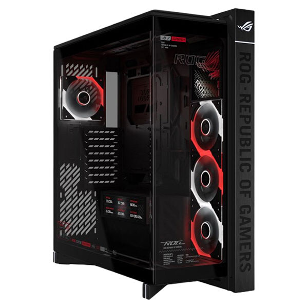 Корпус Asus ROG Cronox GR801 Curve TG, Черный - № 3 Корпус Asus ROG Cronox GR801 Curve TG, Черный - № 3