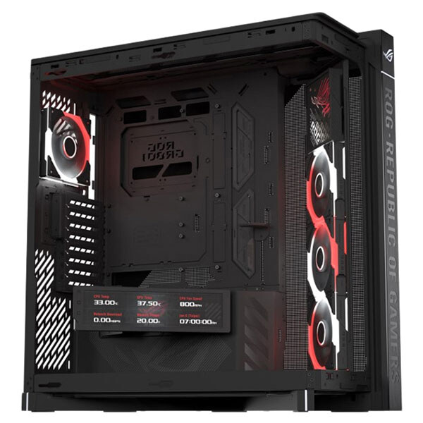 Корпус Asus ROG Cronox GR801 Curve TG, Черный - № 8 Корпус Asus ROG Cronox GR801 Curve TG, Черный - № 8