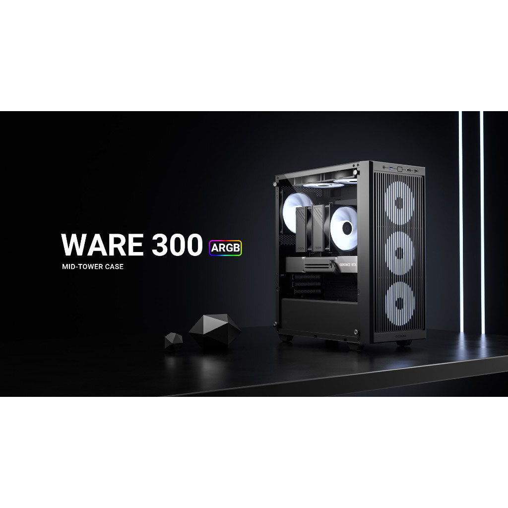 Корпус ID-Cooling Ware 300, Черный - № 13 Корпус ID-Cooling Ware 300, Черный - № 13