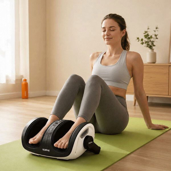 Массажер для ног RENPHO 2-in-1 Foot and Calf Massager R-D001R-WH, Белый - № 5 Массажер для ног RENPHO 2-in-1 Foot and Calf Massager R-D001R-WH, Белый - № 5