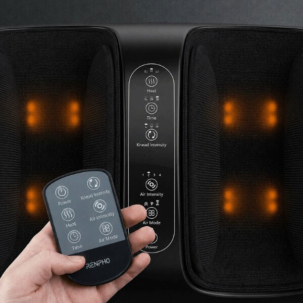 Массажер для ног RENPHO 2-in-1 Foot and Calf Massager R-D001R-WH, Белый - № 6 Массажер для ног RENPHO 2-in-1 Foot and Calf Massager R-D001R-WH, Белый - № 6