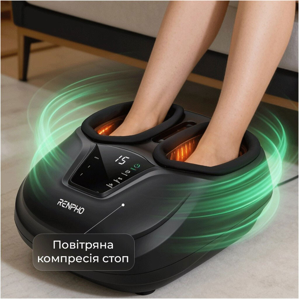 Массажер для ног RENPHO Shiatsu Compact RP-FM058R-BK, Черный - № 4 Массажер для ног RENPHO Shiatsu Compact RP-FM058R-BK, Черный - № 4