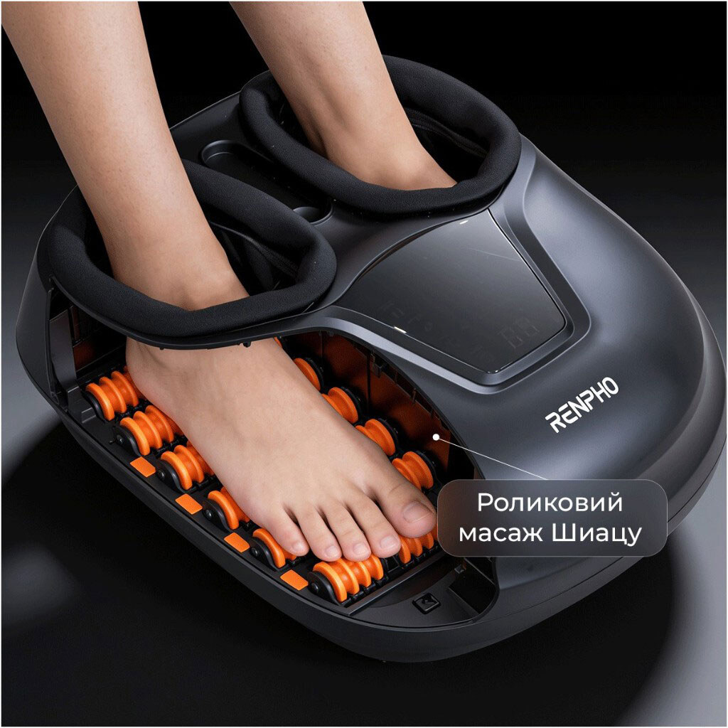 Массажер для ног RENPHO Shiatsu Compact RP-FM058R-BK, Черный - № 7 Массажер для ног RENPHO Shiatsu Compact RP-FM058R-BK, Черный - № 7