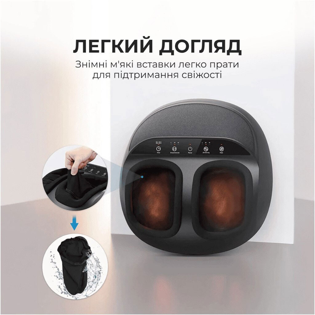 Массажер для ног RENPHO Shiatsu Premium RF-FM059R, Черный - № 5 Массажер для ног RENPHO Shiatsu Premium RF-FM059R, Черный - № 5