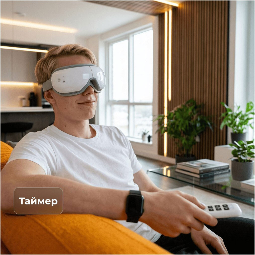 Массажер для глаз RENPHO Eyeris 1 RF-EM001R-WH, Белый - № 5 Массажер для глаз RENPHO Eyeris 1 RF-EM001R-WH, Белый - № 5