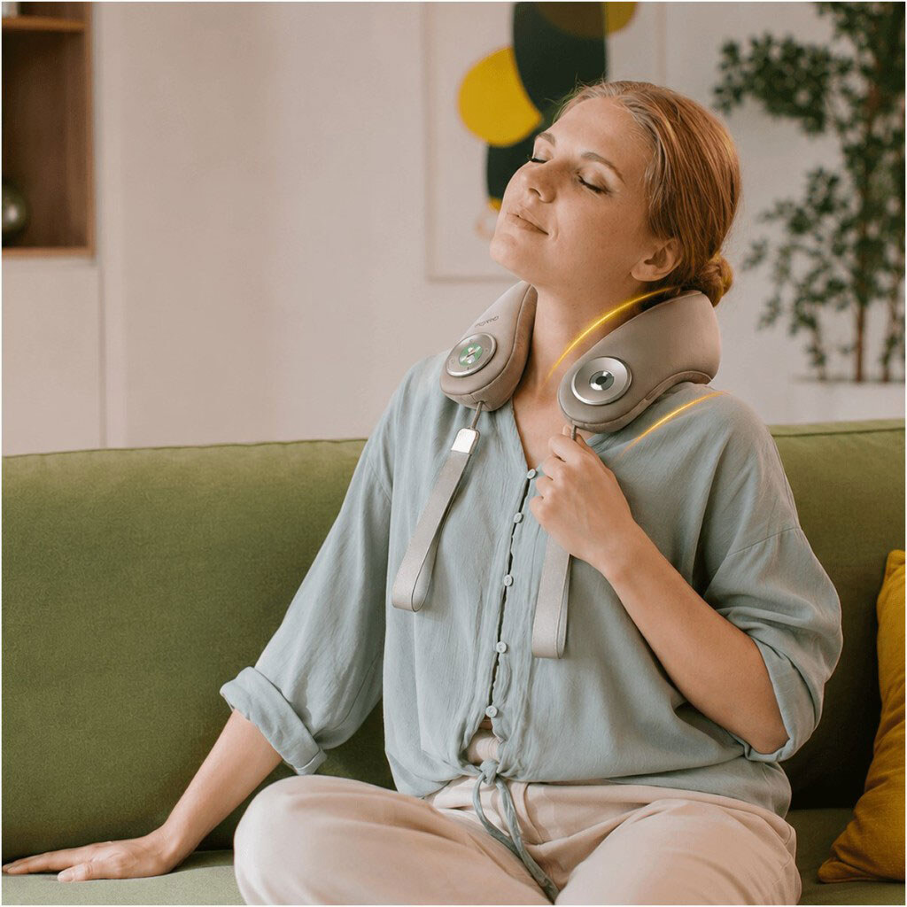 Массажер для шеи RENPHO U-Neck Mini R-L001-GY, Серый - № 3 Массажер для шеи RENPHO U-Neck Mini R-L001-GY, Серый - № 3