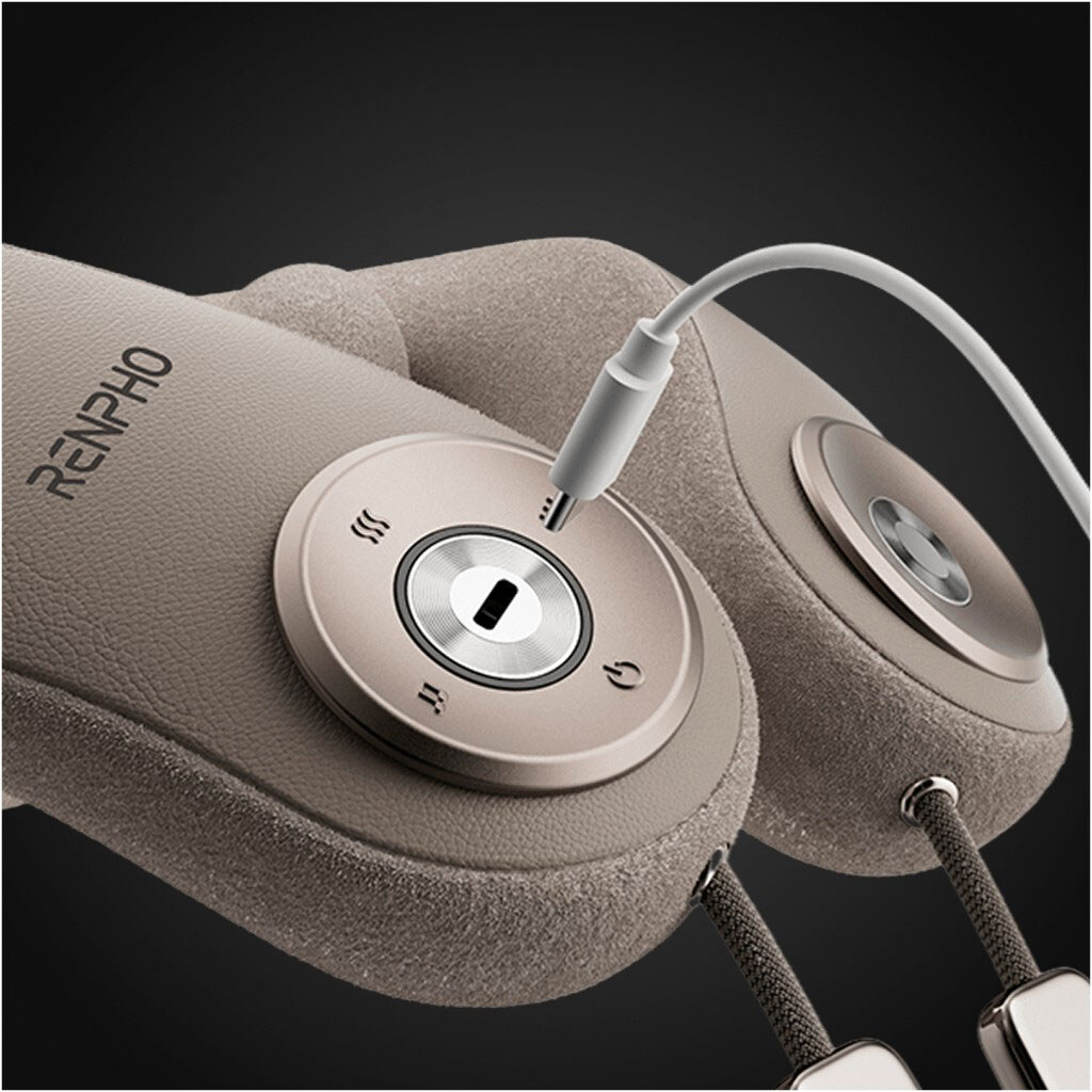 Массажер для шеи RENPHO U-Neck Mini R-L001-GY, Серый - № 4 Массажер для шеи RENPHO U-Neck Mini R-L001-GY, Серый - № 4