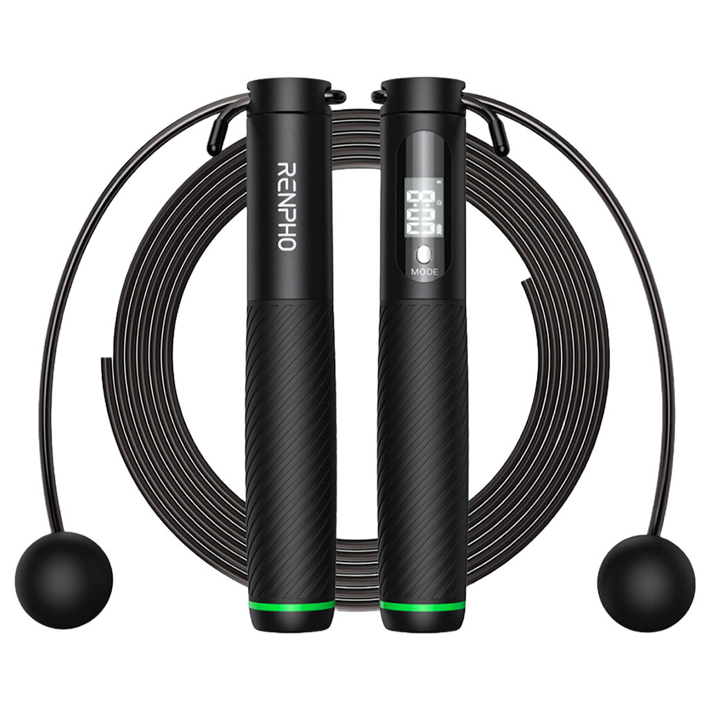 Умная скакалка RENPHO Jump R-Q008-BK, Черный - № 1 Умная скакалка RENPHO Jump R-Q008-BK, Черный - № 1