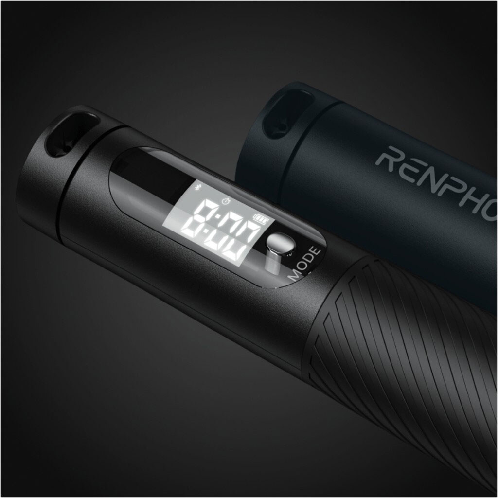 Умная скакалка RENPHO Jump R-Q008-BK, Черный - № 2 Умная скакалка RENPHO Jump R-Q008-BK, Черный - № 2