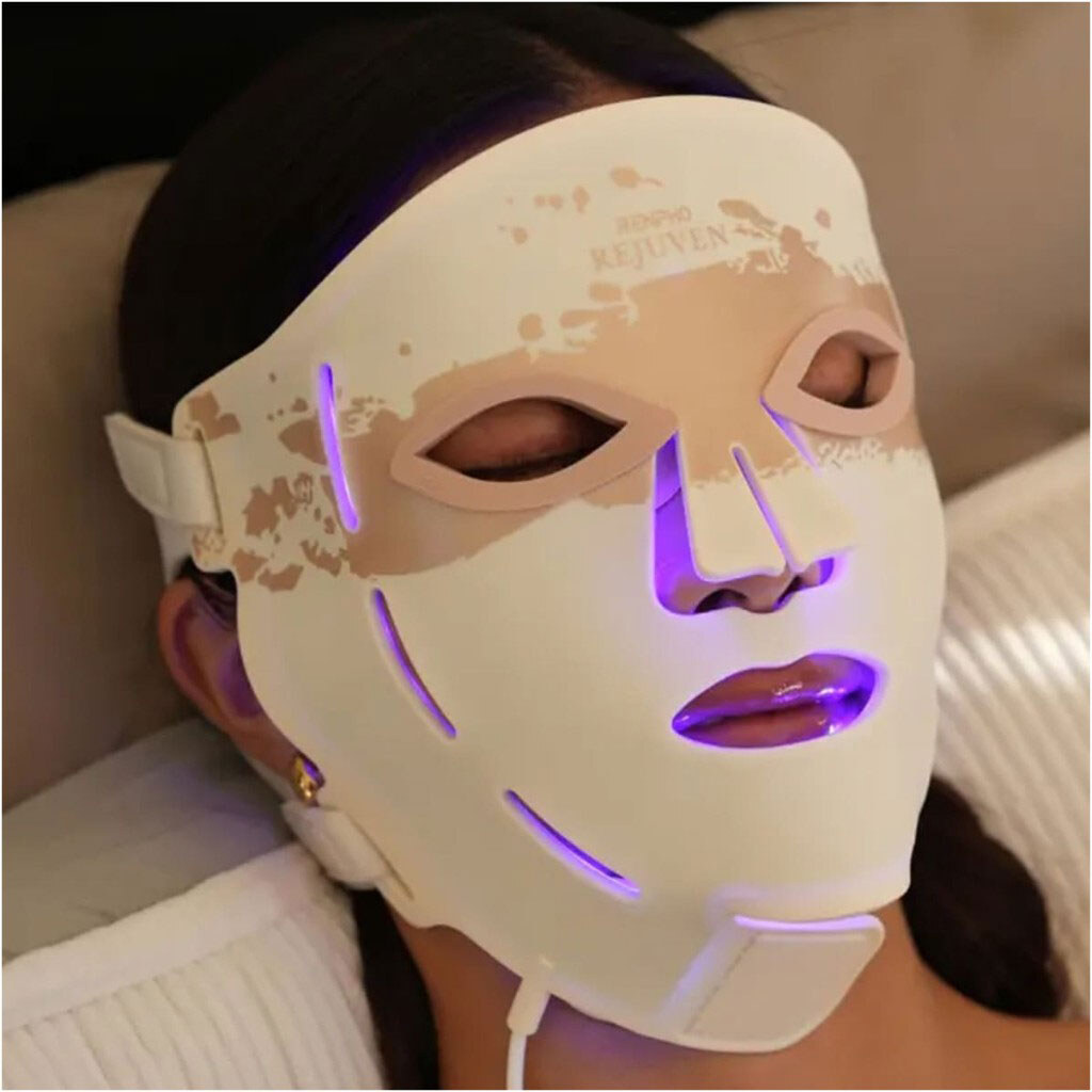 Светодиодная маска RENPHO Artemis LED Light Therapy Mask E100B-1-PK, Розовый - № 6 Светодиодная маска RENPHO Artemis LED Light Therapy Mask E100B-1-PK, Розовый - № 6