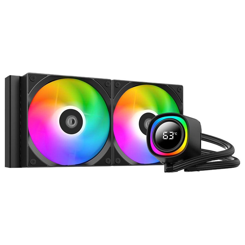 Система водяного охлаждения ID-Cooling FX240 TD, Черный - № 1 Система водяного охлаждения ID-Cooling FX240 TD, Черный - № 1
