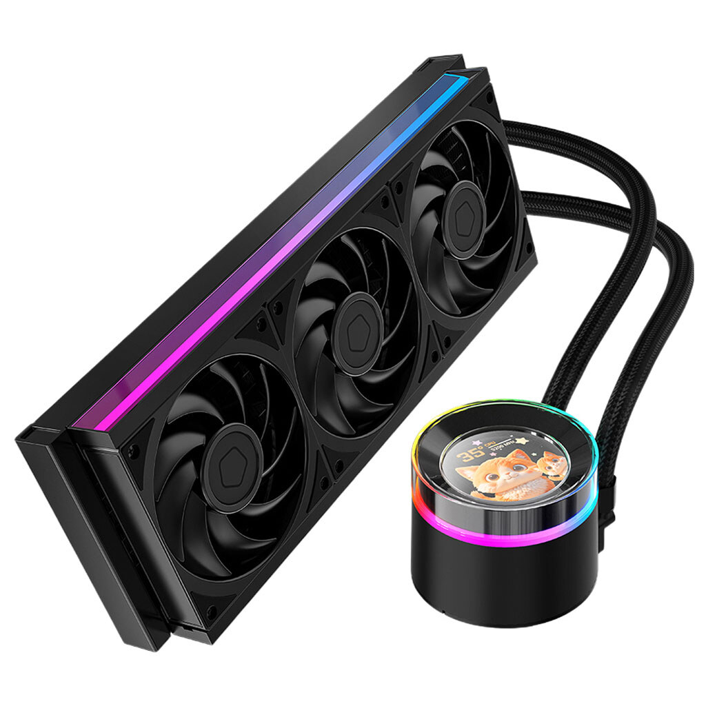 Система водяного охолодження ID-Cooling SL360 V2 Plus, Чорний - № 3 Система водяного охолодження ID-Cooling SL360 V2 Plus, Чорний - № 3