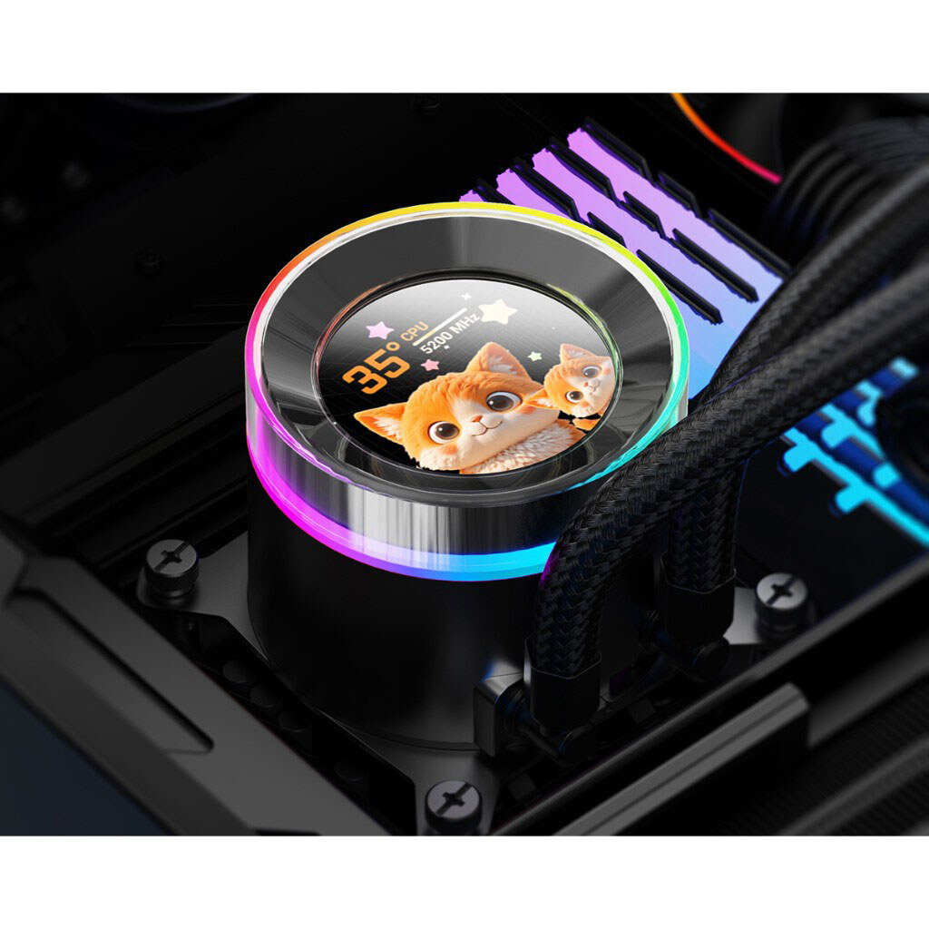Система водяного охолодження ID-Cooling SL360 V2 Plus, Чорний - № 9 Система водяного охолодження ID-Cooling SL360 V2 Plus, Чорний - № 9