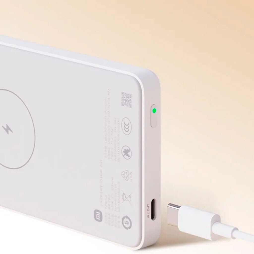 Портативная батарея (Power Bank) Xiaomi Mi New Wireless, 5000 mAh, Белый - № 2 Портативная батарея (Power Bank) Xiaomi Mi New Wireless, 5000 mAh, Белый - № 2