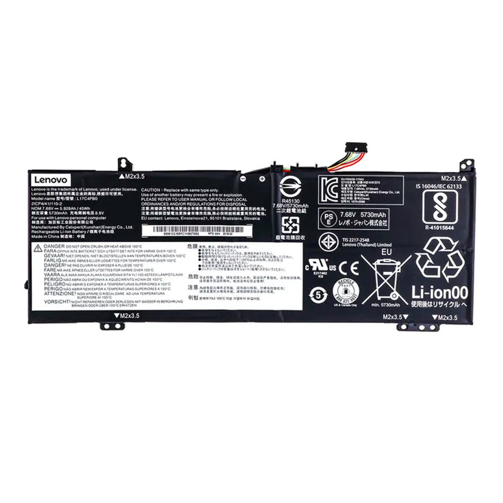 Аккумулятор Lenovo L17M4PB0, High quality, Черный - № 1 Аккумулятор Lenovo L17M4PB0, High quality, Черный - № 1