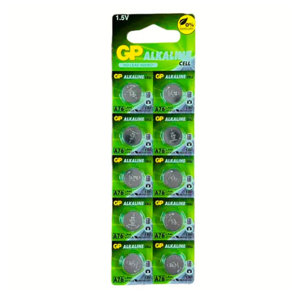 Батарейка GP G13 A76/LR44 - № 1 Батарейка GP G13 A76/LR44 - № 1