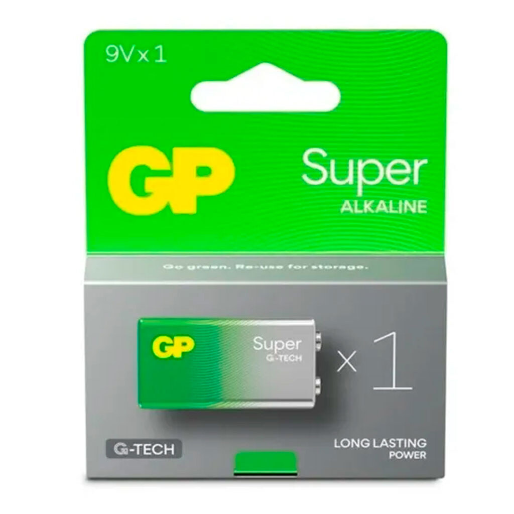 Батарейка GP 6LF22 Super Alkaline - № 2 Батарейка GP 6LF22 Super Alkaline - № 2