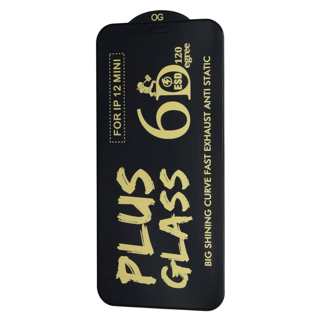 Захисне скло Apple iPhone 12 Mini, WEADDU Super D ESD, 4D, Чорний - № 1 Захисне скло Apple iPhone 12 Mini, WEADDU Super D ESD, 4D, Чорний - № 1