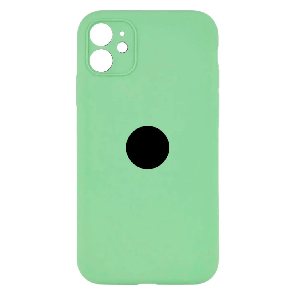 Чехол (накладка) Apple iPhone 12, Original Soft Case, Мятный - № 1 Чехол (накладка) Apple iPhone 12, Original Soft Case, Мятный - № 1