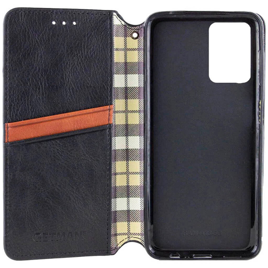 Чохол (книжка) Samsung A256 Galaxy A25 5G, GETMAN Cubic, Чорний - № 3 Чохол (книжка) Samsung A256 Galaxy A25 5G, GETMAN Cubic, Чорний - № 3