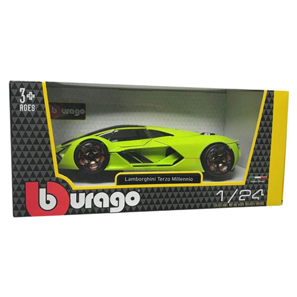 Автомодель "LAMBORGHINI TERZO MILLENNIO", 1:24, Bburago, Салатовий - № 2 Автомодель "LAMBORGHINI TERZO MILLENNIO", 1:24, Bburago, Салатовий - № 2