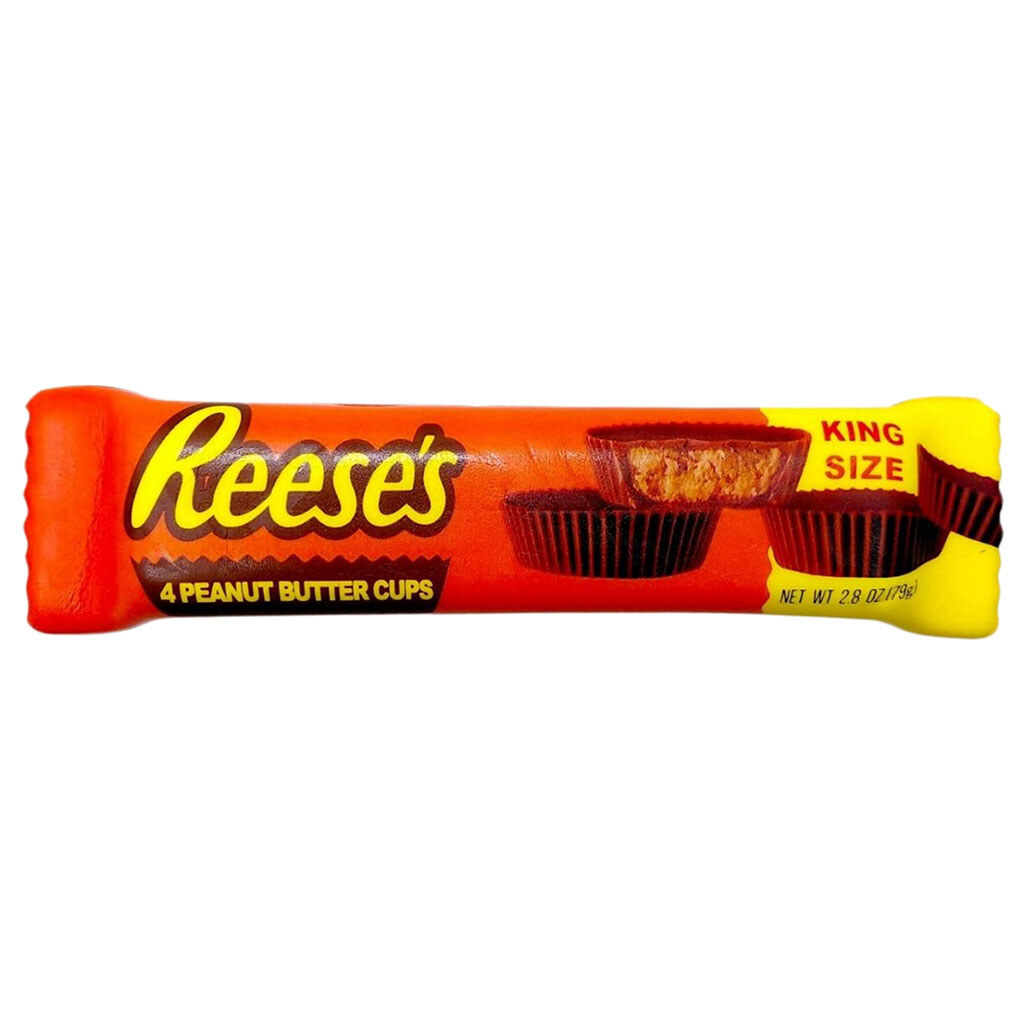 Сквиш-антистресс "Шоколадный батончик REESEʼS", Mic, Оранжевый - № 1 Сквиш-антистресс "Шоколадный батончик REESEʼS", Mic, Оранжевый - № 1